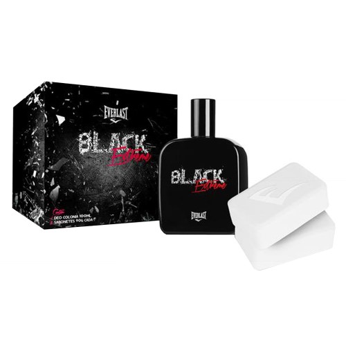 Black Extreme Everlast - Masculino - Deo Colônia - Perfume + Sabonete Em Barra