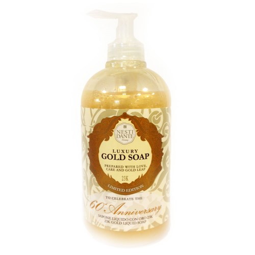 Luxury Gold Soap 60 Aniversary Nesti Dante - Sabonete Líquido