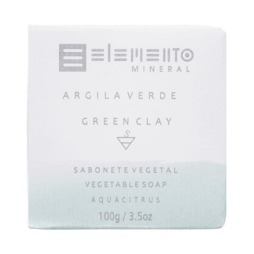 Sabonete Vegetal Elemento Mineral - Argila Verde