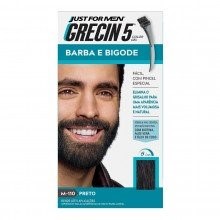 Coloração Para Barba E Bigode Grecin 5 - Preto