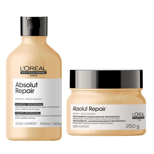 L’oréal Professionnel Absolut Repair Gold Quinoa + Protein Kit - Shampoo + Máscara