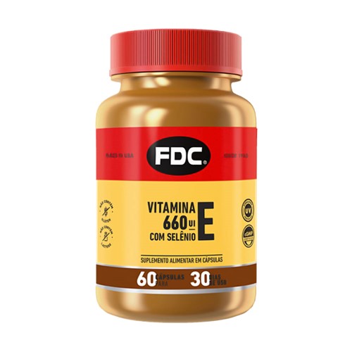 Suplemento Alimentar Em Comprimidos Fdc - Vitamina E 660ui + Selênio
