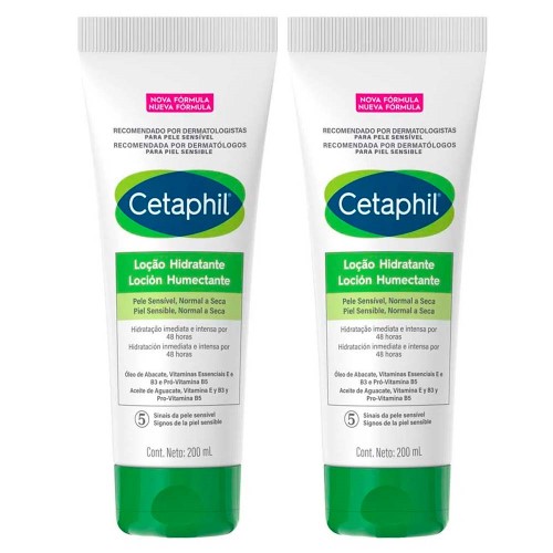 Cetaphil Kit – 2x Loção Hidratante Para Peles Sensíveis - 200ml