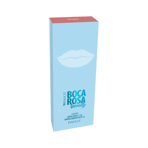 Boca Rosa By Payot Segunda Kit – Batom Líquido Mate + Lápis Labial