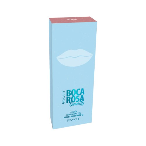 Boca Rosa By Payot Quarta Kit – Batom Líquido Mate + Lápis Labial