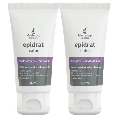 Mantecorp Skincare Kit Com 2 Unidades - Hidratante Facial Epidrat Calm - 40g