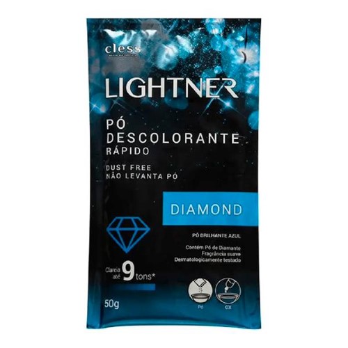 Pó Descolorante Lightner Diamond Com 50g