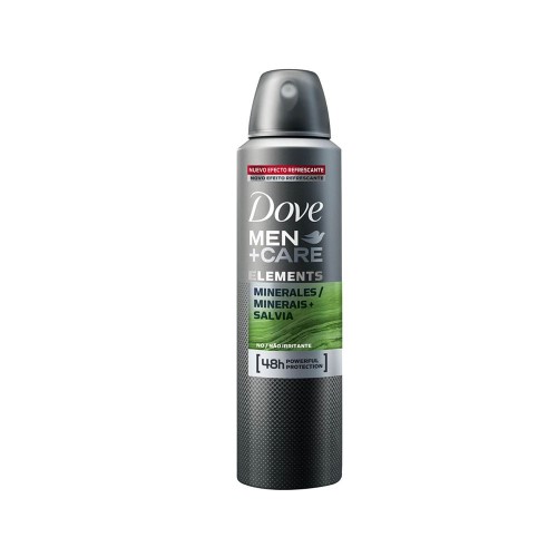 Desodorante Dove Men+care Elements Minerais E Sálvia 48h Aerossol Antitranspirante Com 150ml