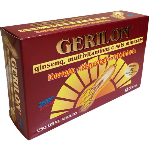 Suplemento Vitamínico Gerilon Com 60 Cápsulas