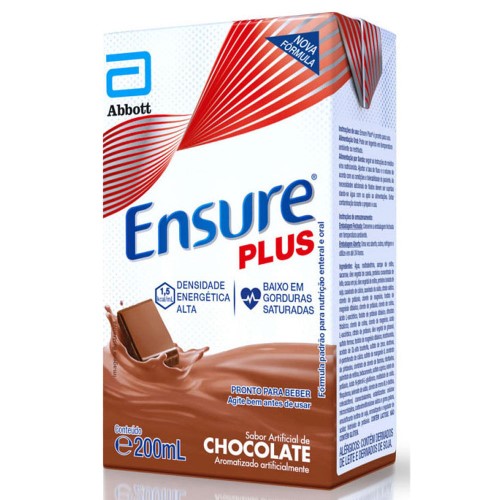Suplemento Nutricional Ensure Plus Sabor Chocolate