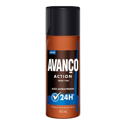 Desodorante Avanço Action 24h Spray Com 85ml