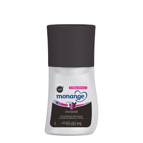 Desodorante Monange Invisível Roll-On Com 60ml
