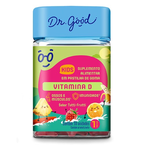 Suplemento Alimentar Dr. Good Vitamina D Kids Com 30 Gomas