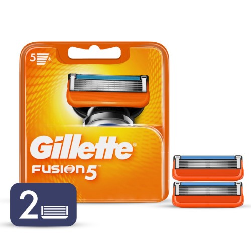 Carga Para Aparelho De Barbear Gillette Fusion 5 Com 2 Unidades