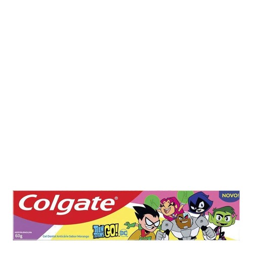 Gel Dental Colgate Teen Titans Go! Morango Com 60g
