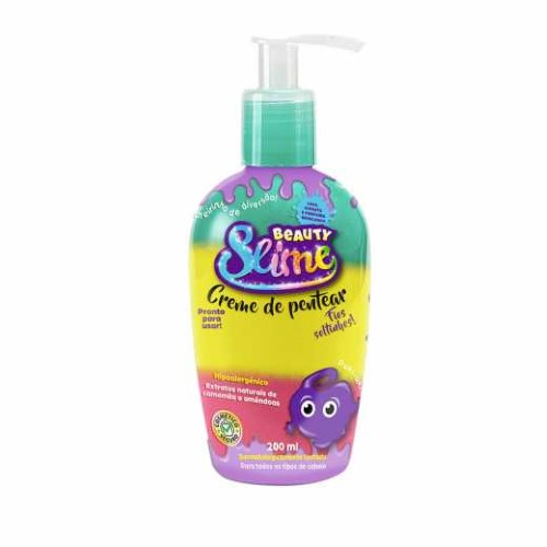 Creme De Pentear Infantil Beauty Slime Colors Com 200ml