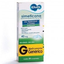 Simeticona 40mg 20 Comprimidos Ems Genérico