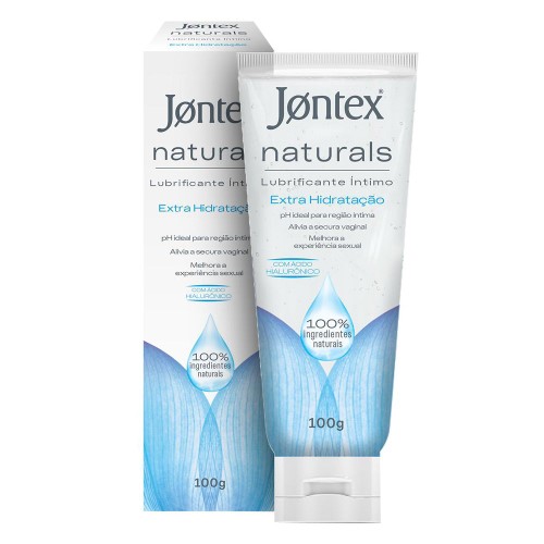 Lubrificante Íntimo Jontex Naturals Extra Hidratação Com 100g