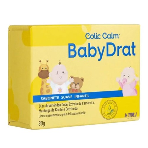 Sabonete Infantil Suave Colic Calm Babydrat Com 80g