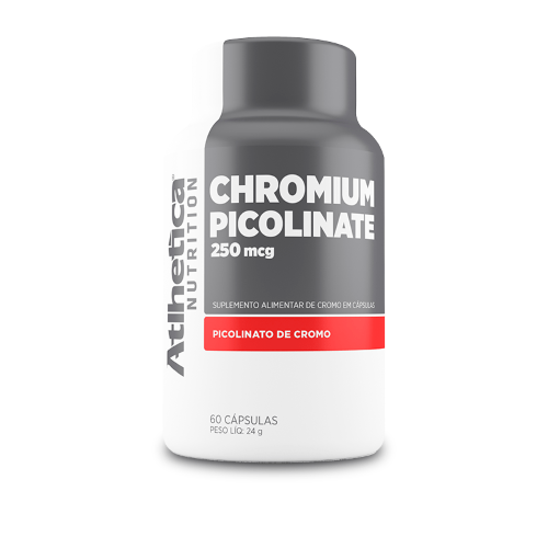 Cromo Athletica Nutrition Chromium Picolinate 250mcg 60 Cápsulas