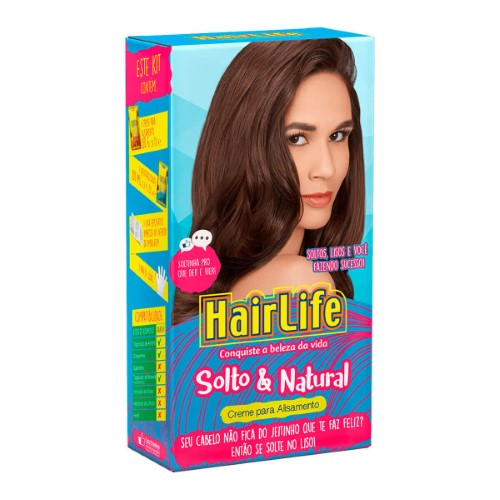 Creme De Relaxamento Hairlife Solto & Natural 1 Unidade