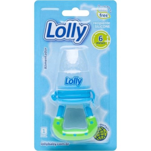 Alimentador Infantil Lolly Azul Com 1 Unidade