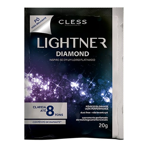 Pó Descolorante Lightner Diamond Com 20g