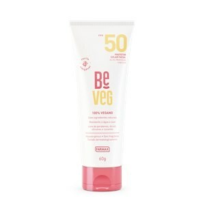 Protetor Solar Facial Be Veg 100% Vegano Fps 50 Com 60g
