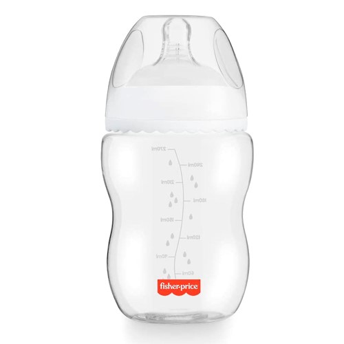 Mamadeira Fisher-Price First Moments Clássica Neutra 270ml - 1 Unidade
