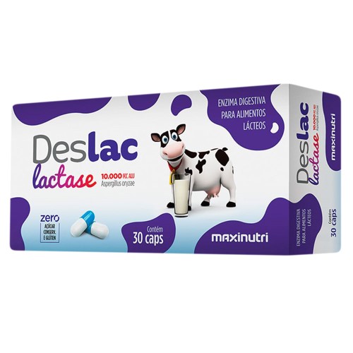 Deslac Maxinutri Lactase 10.000fcc 30 Cápsulas