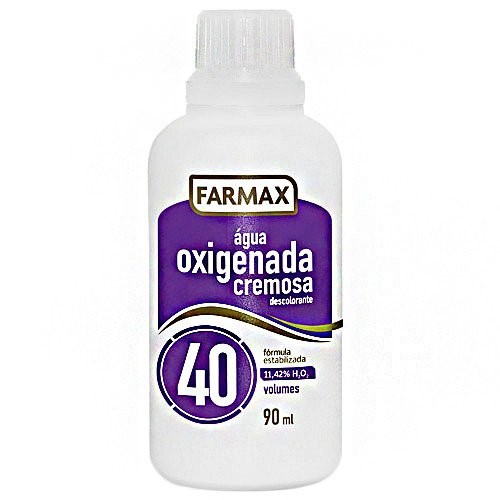 Agua Oxigenada Creme 40vol 90ml Farmax