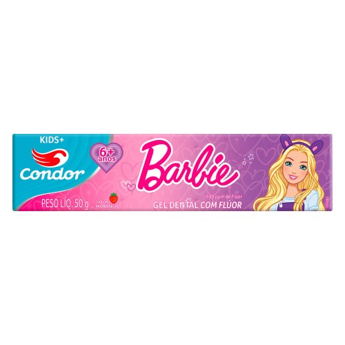 Gel Dental +6 Anos Condor Barbie 50g