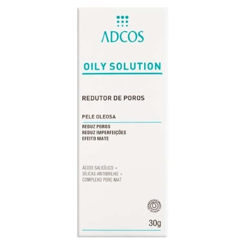 Adcos Oily Solution 30g Redutor De Poros - Adcos