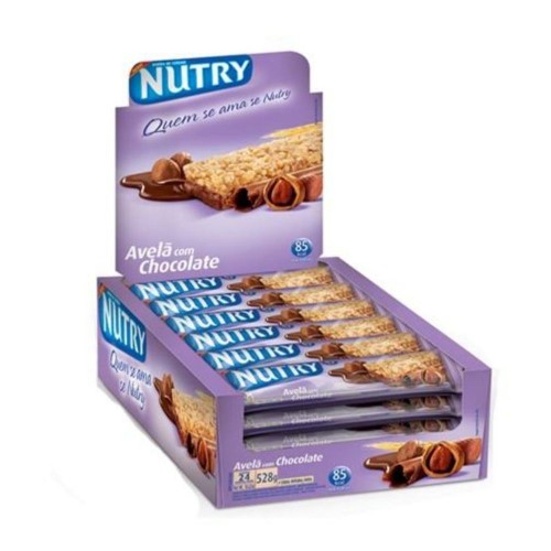 Barra De Cereais Nutry Av/Chocolate 22g - Nutry