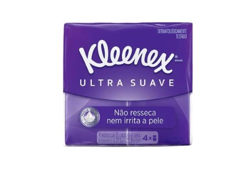 Lenço Kleenex Dermoseda Bolso 4 X 10 Folhas - Kleenex