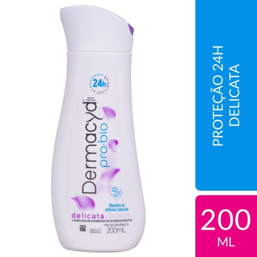Sabonete Líquido Íntimo Dermacyd Delicata 200ml - Dermacyd
