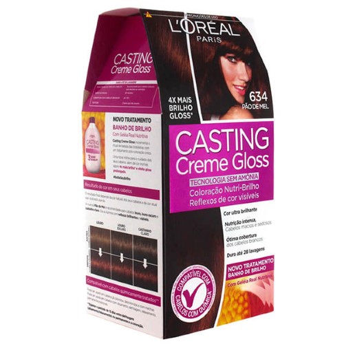 Tintura Casting Creme Gloss 634 Mel Tabaco - Casting Crem Gloss