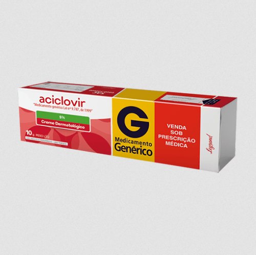 G Aciclovir 50mg Creme Derm 10g - Legr