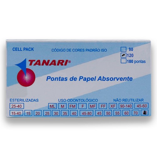 Cone De Papel Absorv Cell Pack Com 120 - Tanari **( 520935181966)