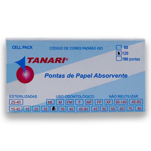Cone De Papel Absorv Cell Pack Com 120 - Tanari **