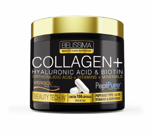Collagen Plus 100 Caps - Belíssima
