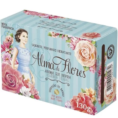 Sabonete Alma De Flores Essencia Herbal 130g