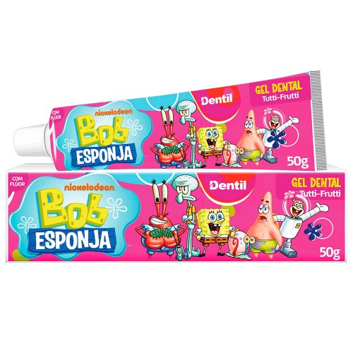 Creme Dental Infantil Dentil Bob Esponja Tutti Frutti 50g