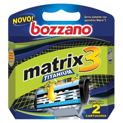 Carga Bozzano Matrix3 Titanium Com 2 Unidades