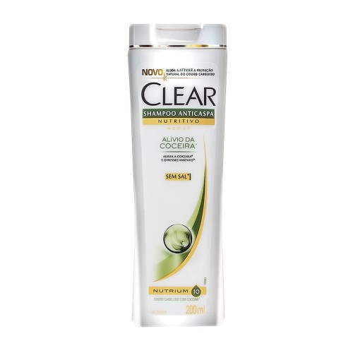 Shampoo Anticaspa Clear Women Limpeza Hidratante 200ml