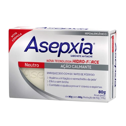 Sabonete Asepxia Natural Extra Secante 85g