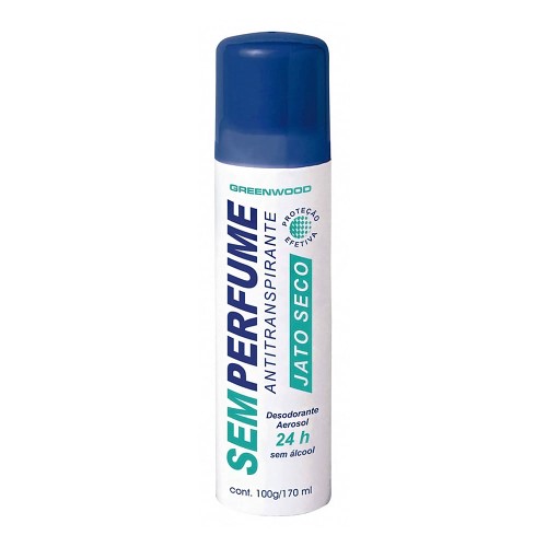 Desodorante Aerosol Greenwood Sem Perfume 170g