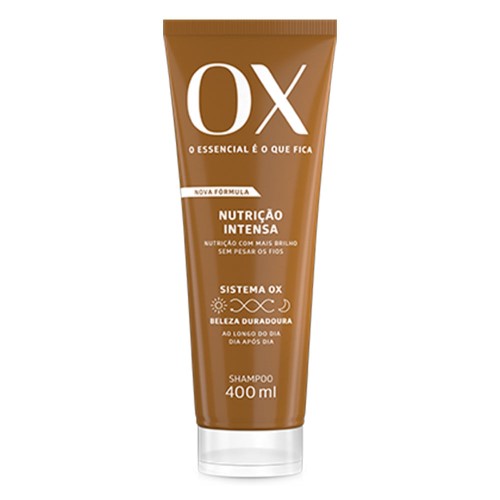 Shampoo Ox Oils Nutrição Intensiva 400ml