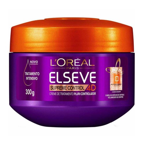 Creme Tratamento Elseve Supreme Control 4d L’oréal 300ml