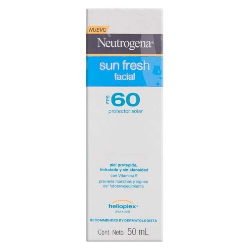 Protetor Solar Facial Neutrogena Sun Fresh Fps60 50ml